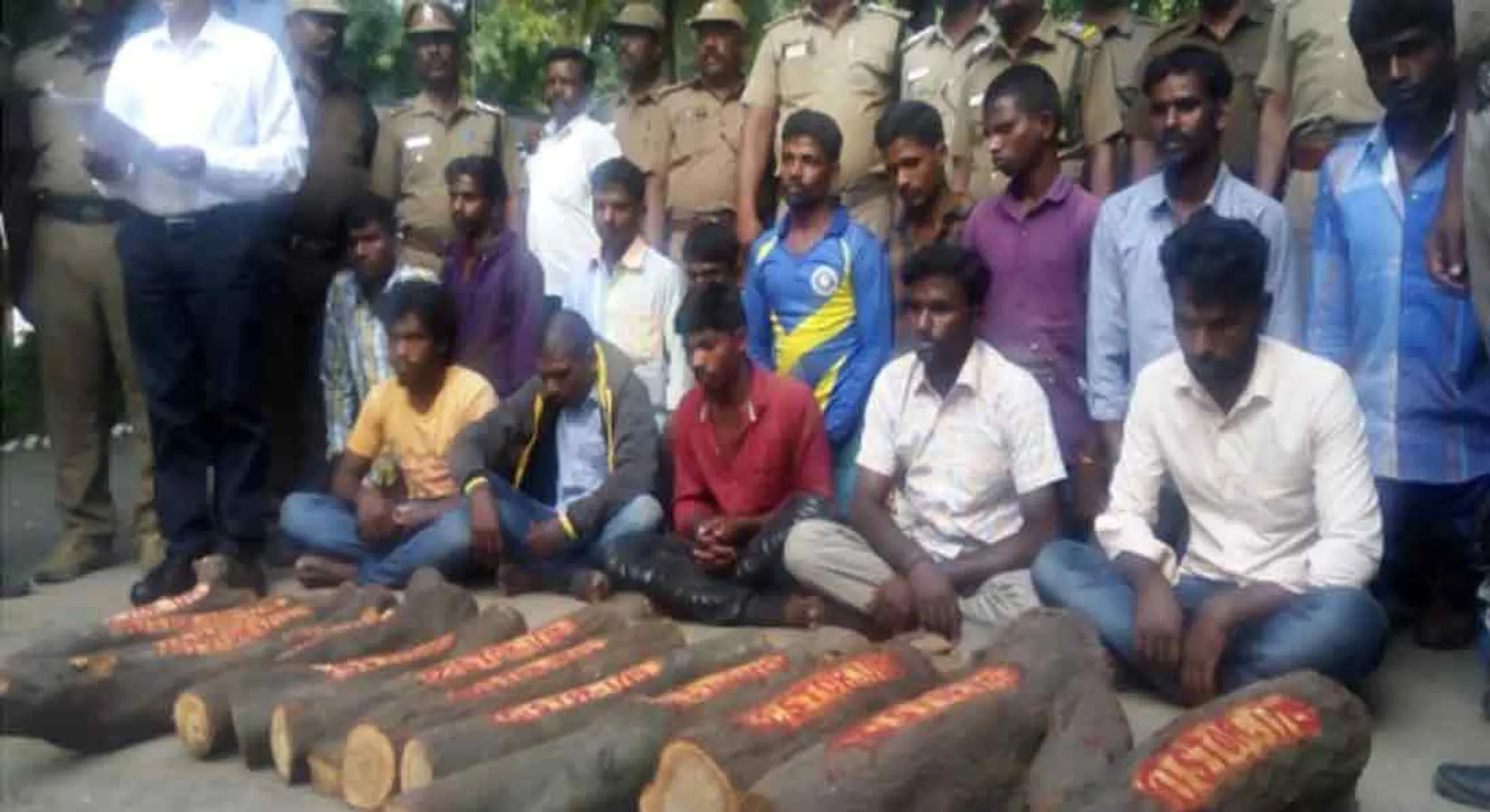 arrested for trying to abduct sandalwood trees at forest zoo