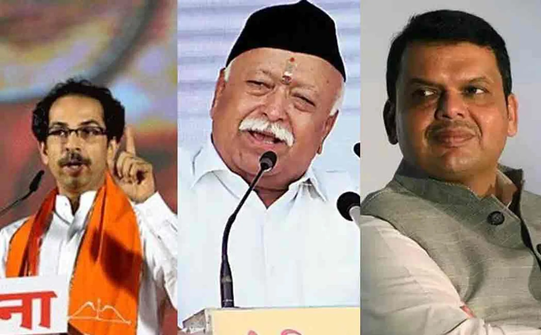 shivsena seeks rss help to form government in maharashtra