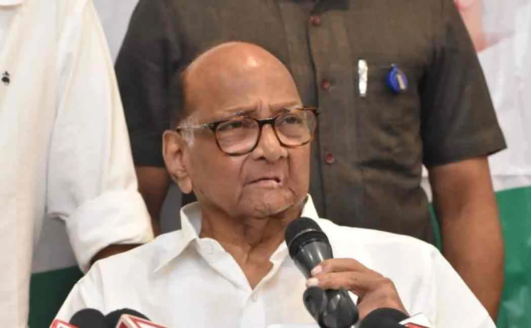 sharadh pawar press meet