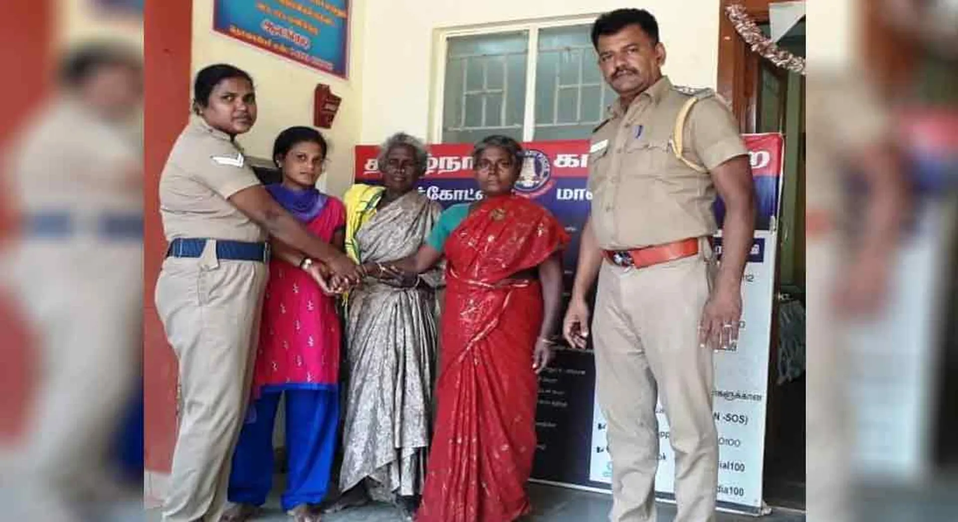Inspector who rescued a mentally ill woman and handed over to her relatives