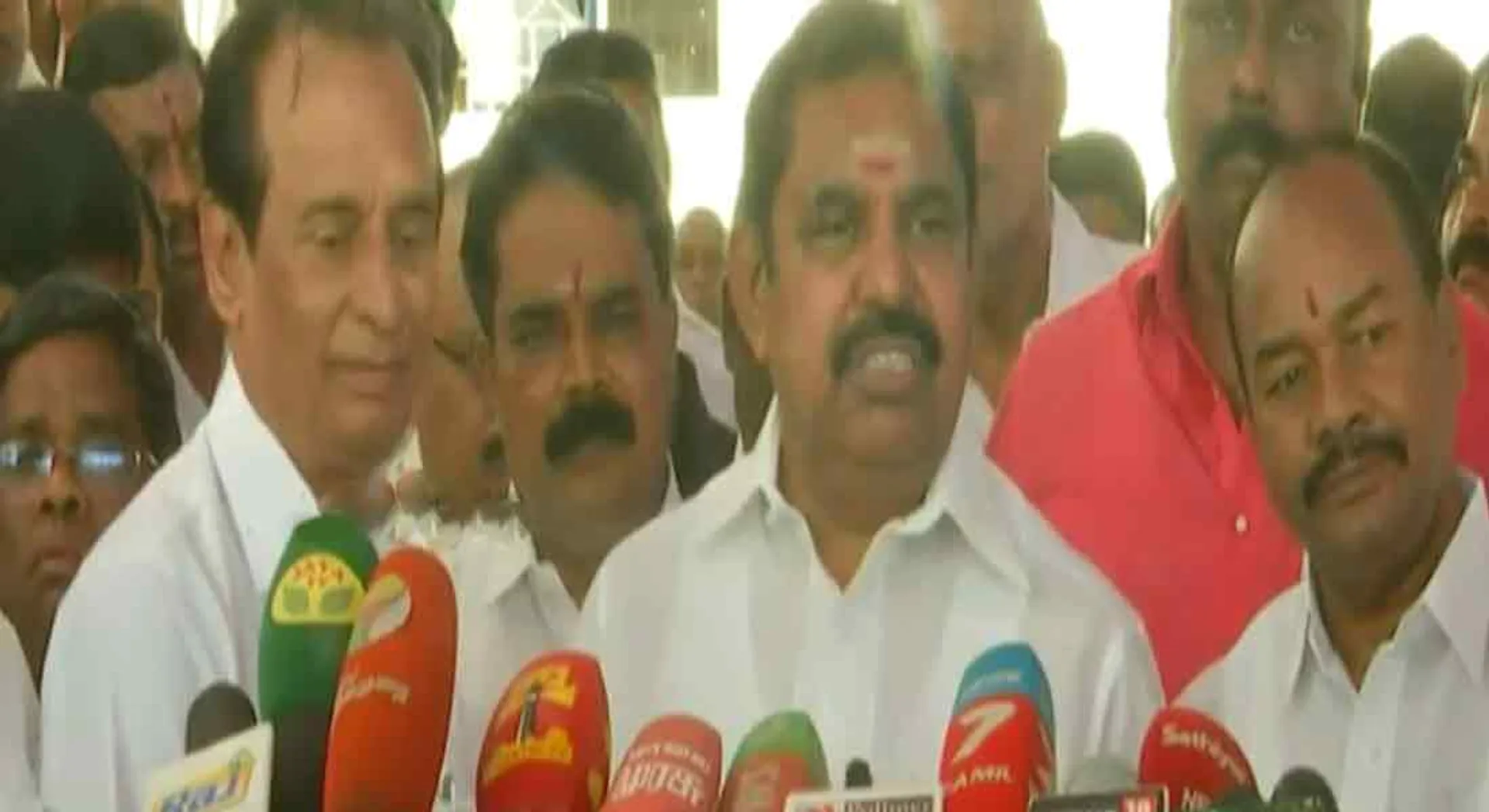 EDAPPADI PALANISAMY INTERVEIW IN OMALUR 