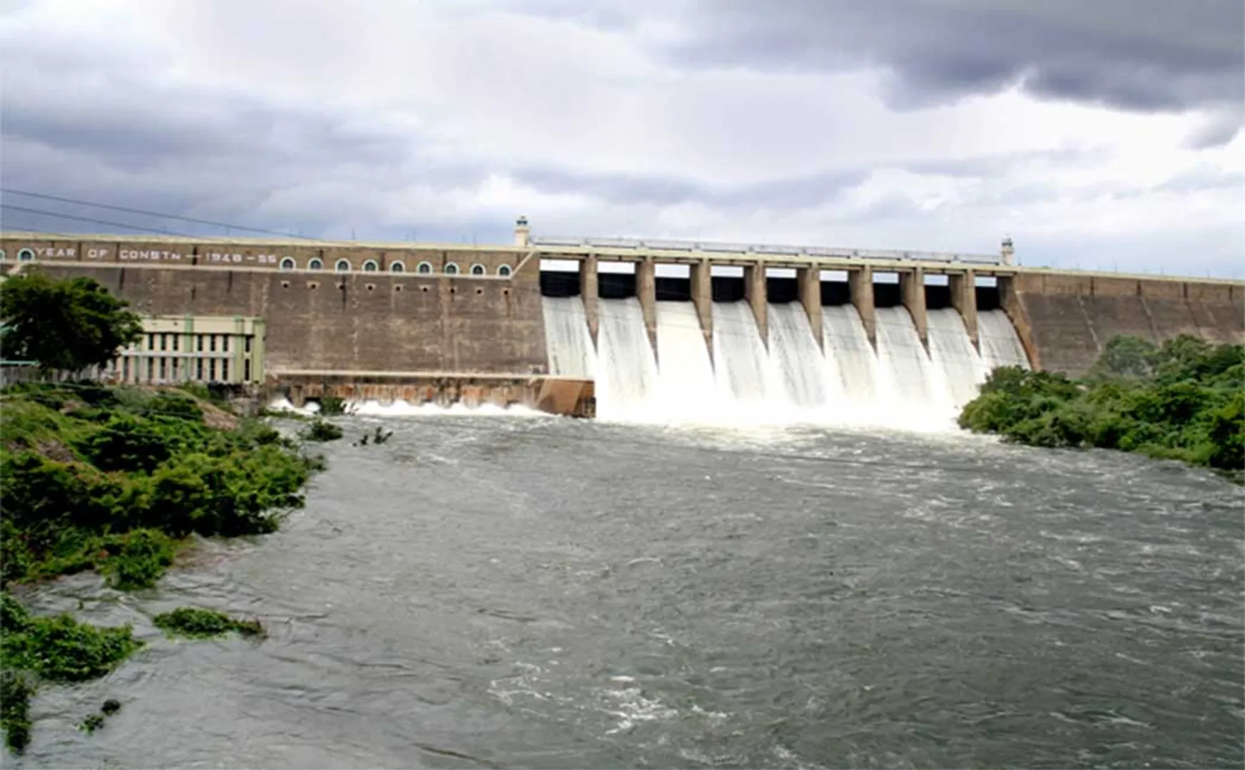 erode bhavani dam water flood peoples alert 