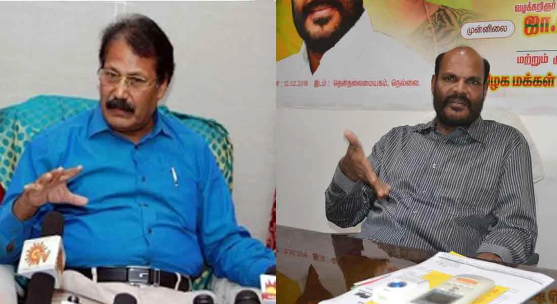 they are black shirt ... we are white shirt ... Krishnaswamy Vs Johnfandian ..