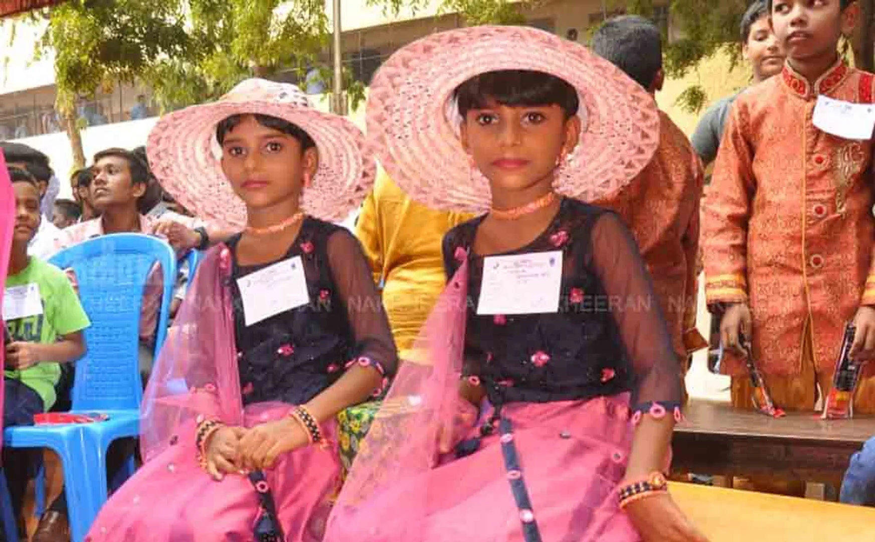 twins celebration in velammal school 