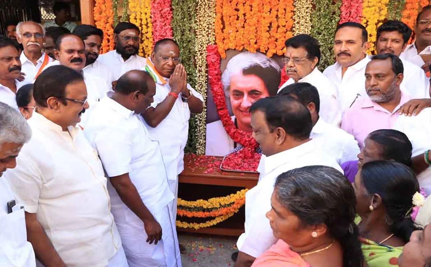 pondicherry cm narayanasamy speech for governor kiranbedi 