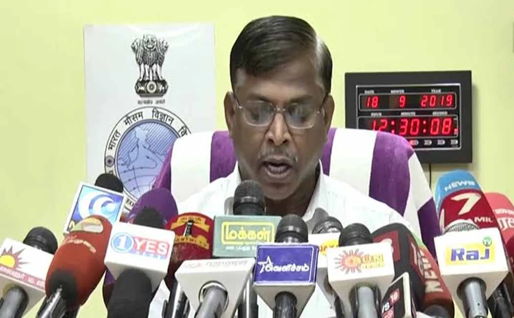 tamilnadu and pondicerry rain possible chennai meteorological director puviyarasan speech  