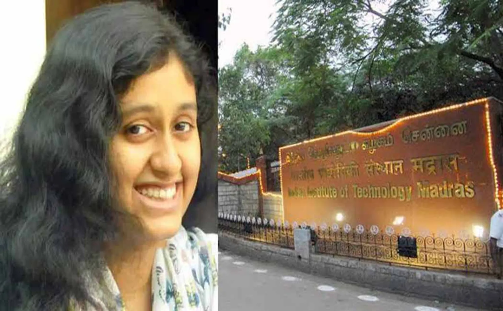 madras iit student incident high court 