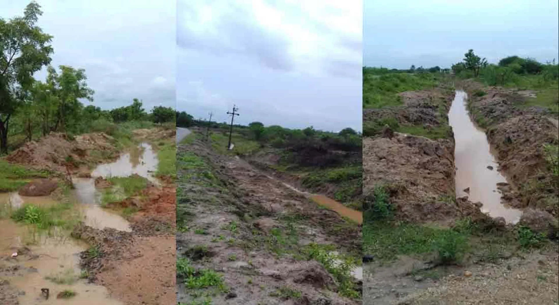  A lake that does not have water in continuous rain! Allegation of corruption