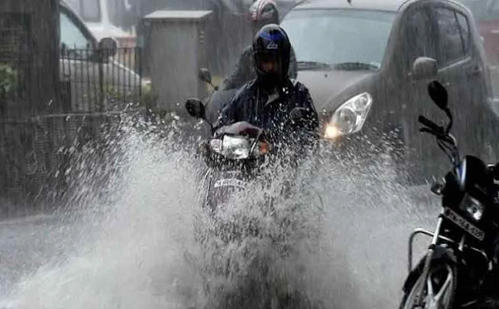 heavy rain