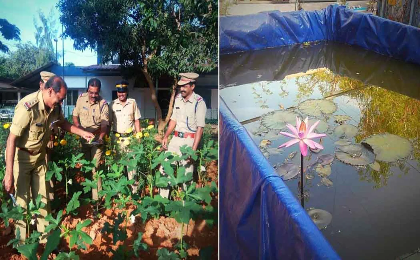 kerala state malappuram district police station surrounding lake, fish farm , sub inspector  