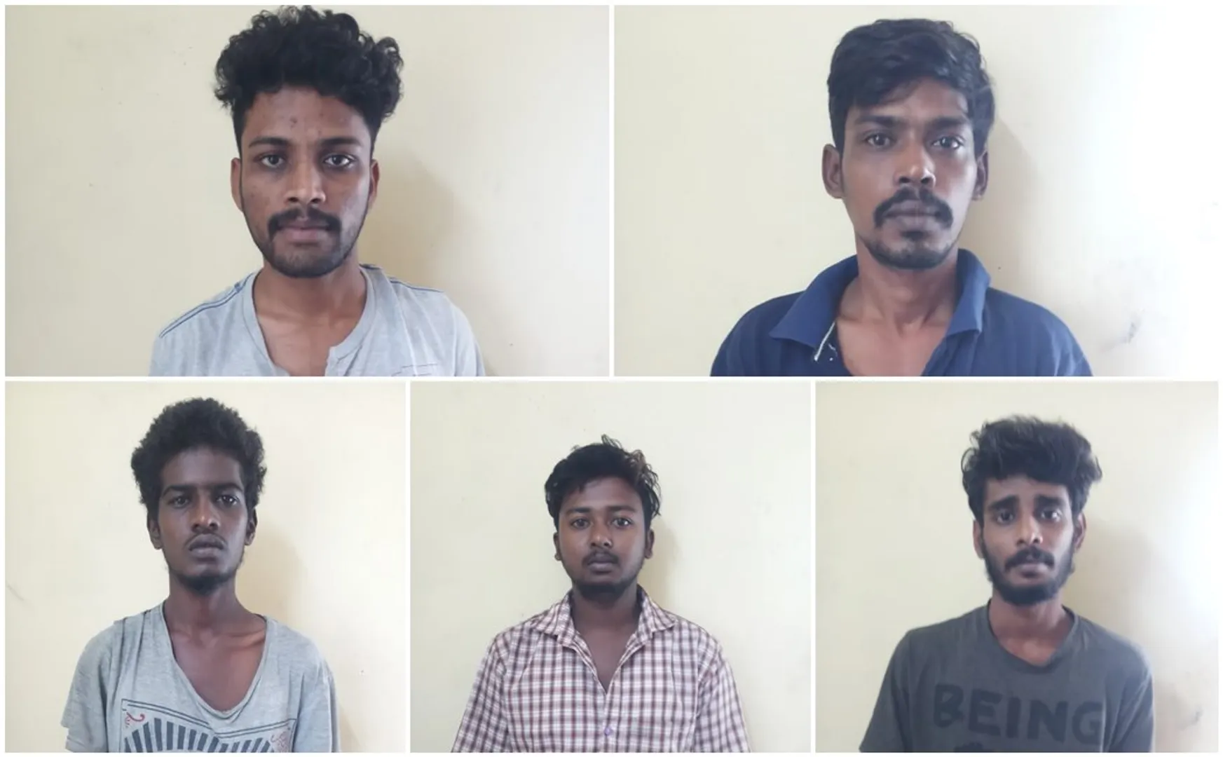 Five suspects arrested near kovai