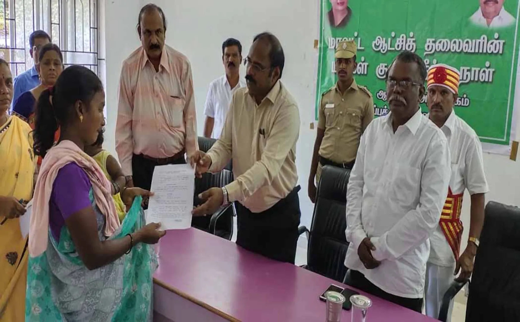 The order was issued within one hour of the request tirupattur district collector 