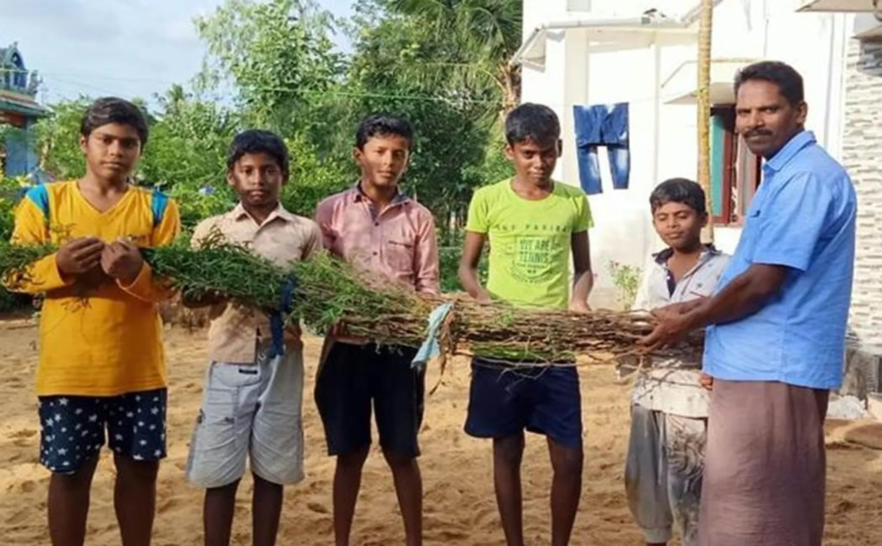 New effort of young people to remove karuvelam trees