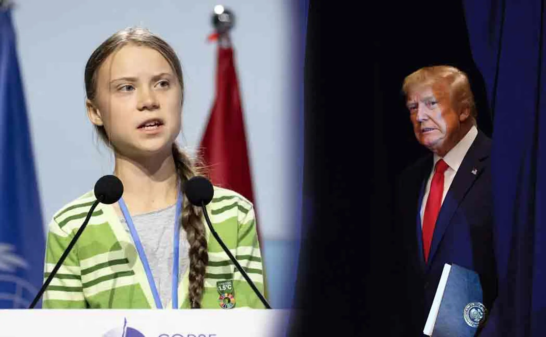 trump and greta tweets about time person of the year