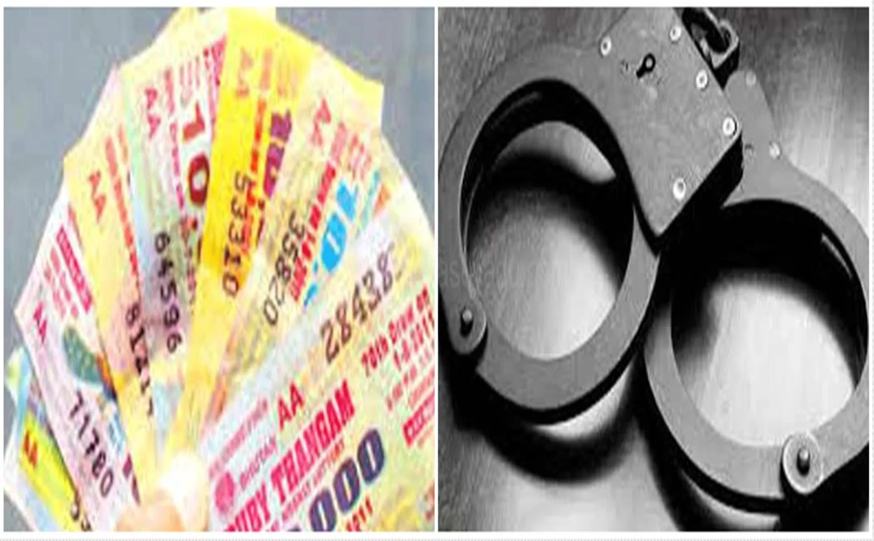 lottery seller arrested near Kanyakumari 
