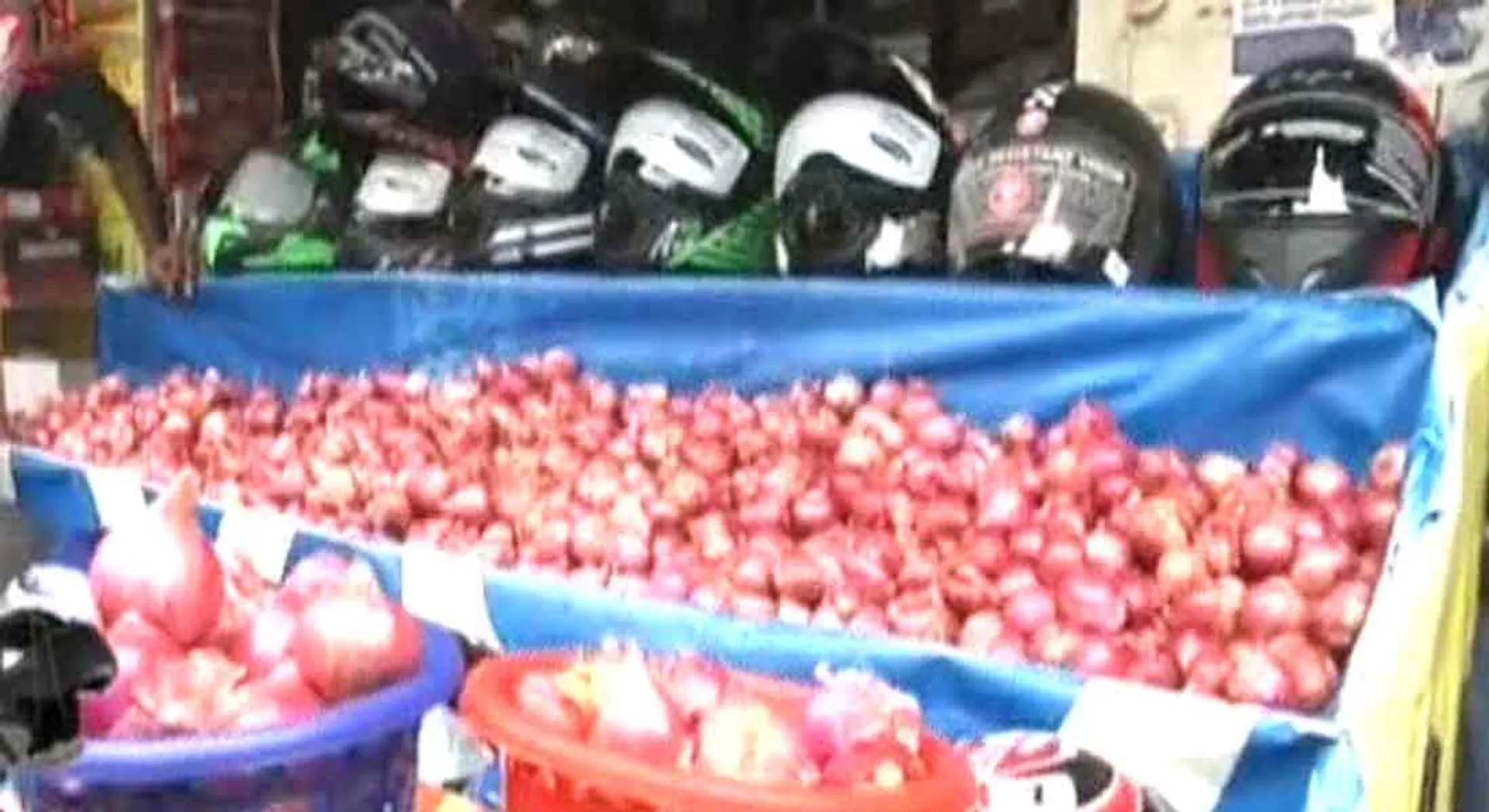 buy a helmet ... get kilogram of onion free ...