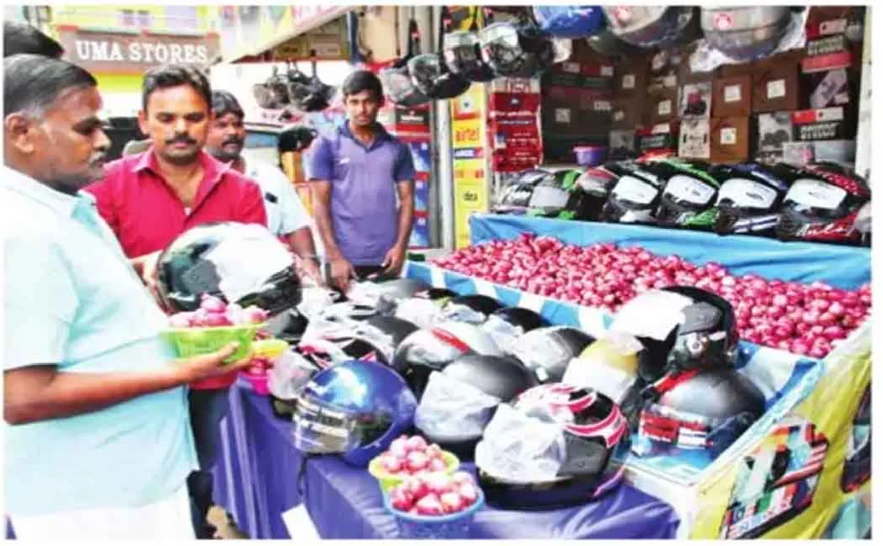 salem district one of the shop offcer buy helmet get onion one kg customers 