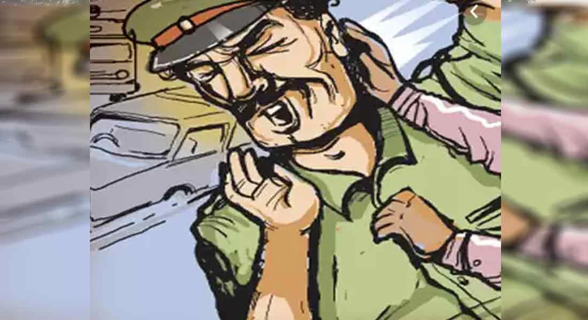  A drunken businessman who attacked police