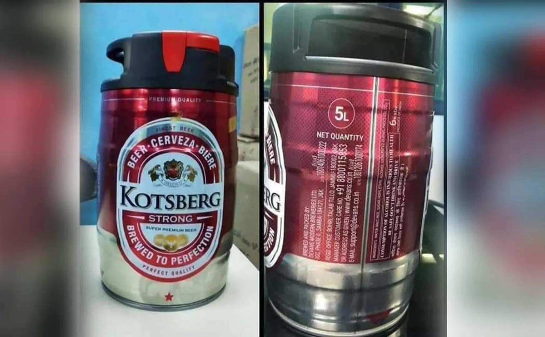 puducherry  5litre beer introduced one of shop peoples shock