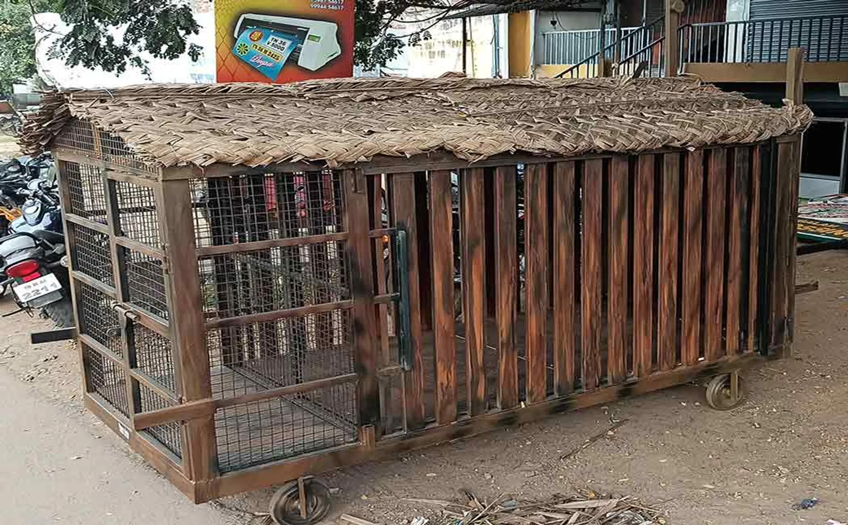 new animal cages making forest officers in erode 