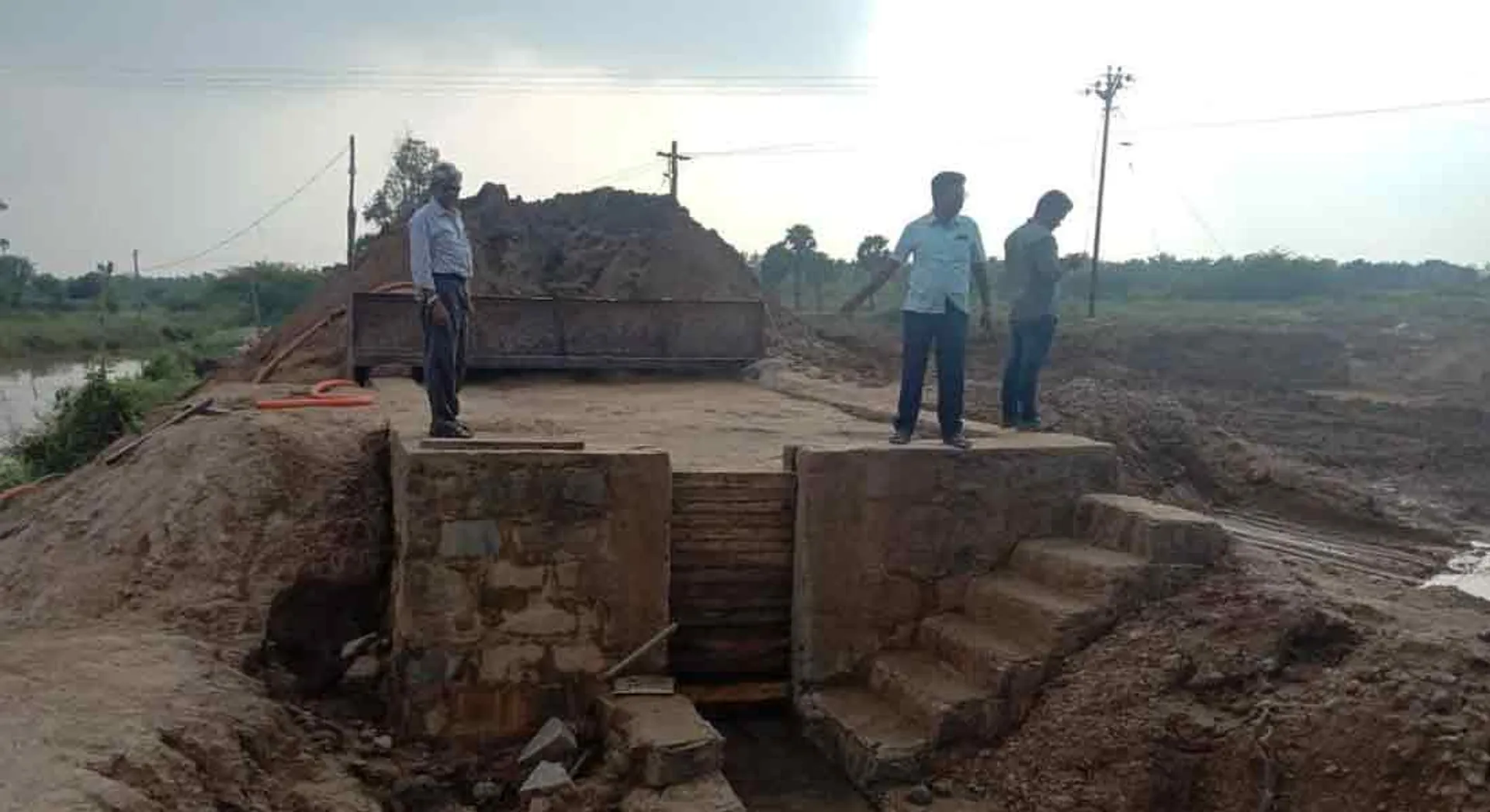Officials sealed artificial sand production area