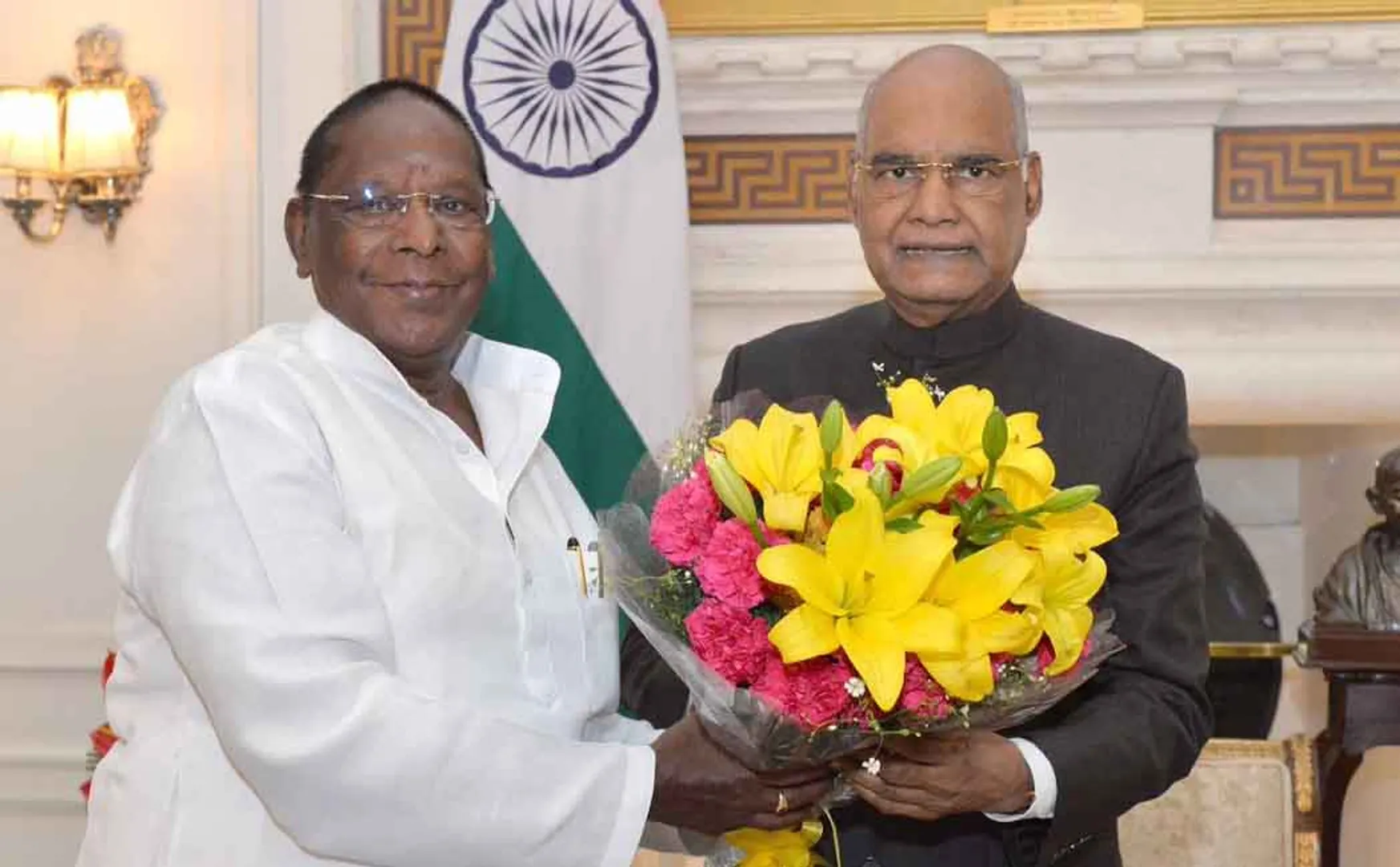 INDIA PRESIDENT RAM NATH KOVIND PUDUCHERRY CENTRAL UNIVERSITY GRADUATION CEREMONY 