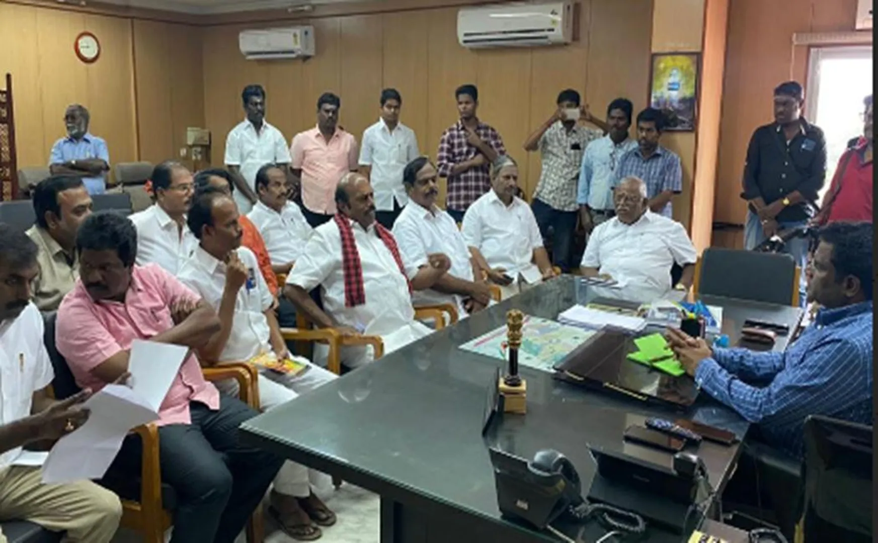 DMK-Local body election- Election Commissioner
