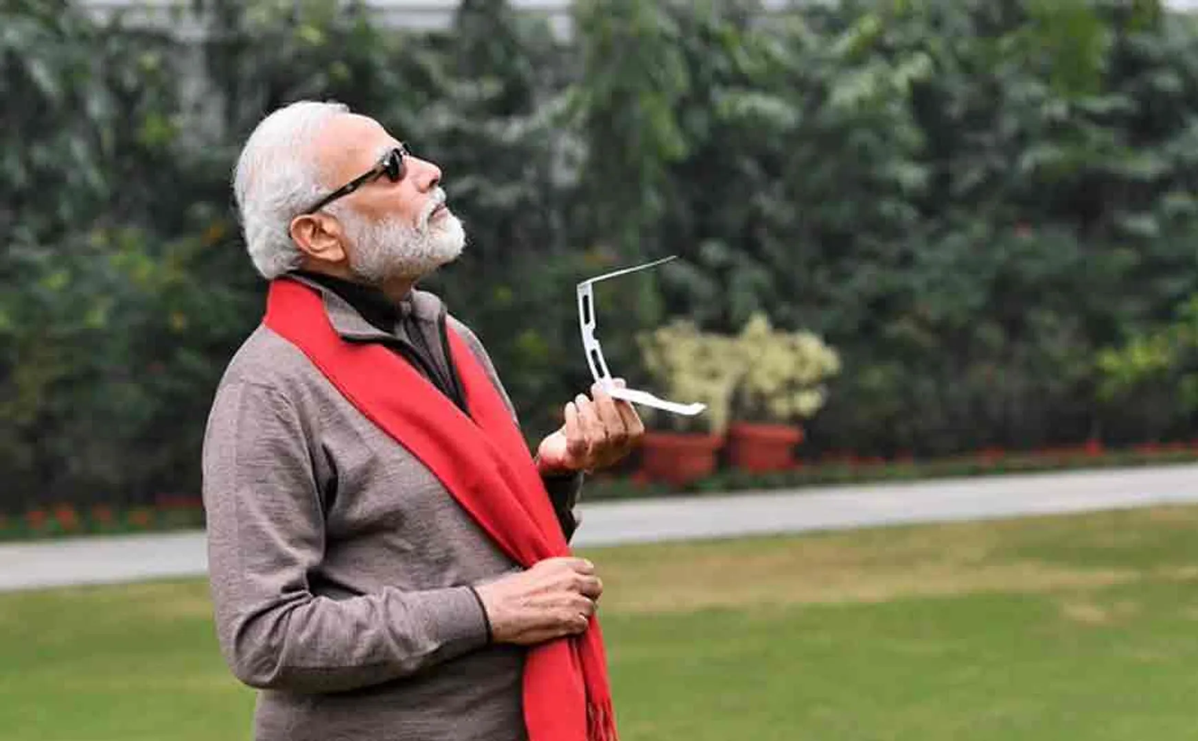 modi tweet about solar eclipse 2019