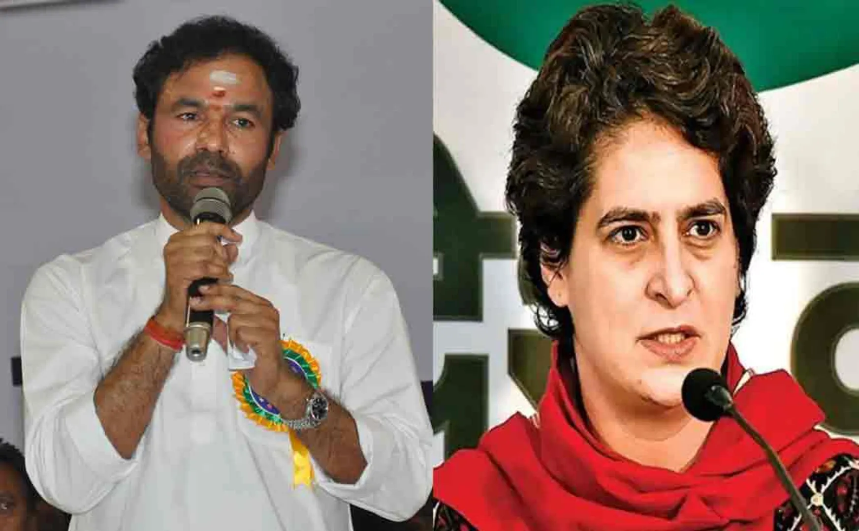 kishan reddy about uttarpradesh police behaviour towards priyanka gandhi