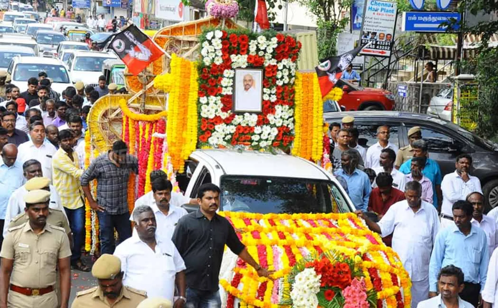 P.H.Pandiyan's last rally photos