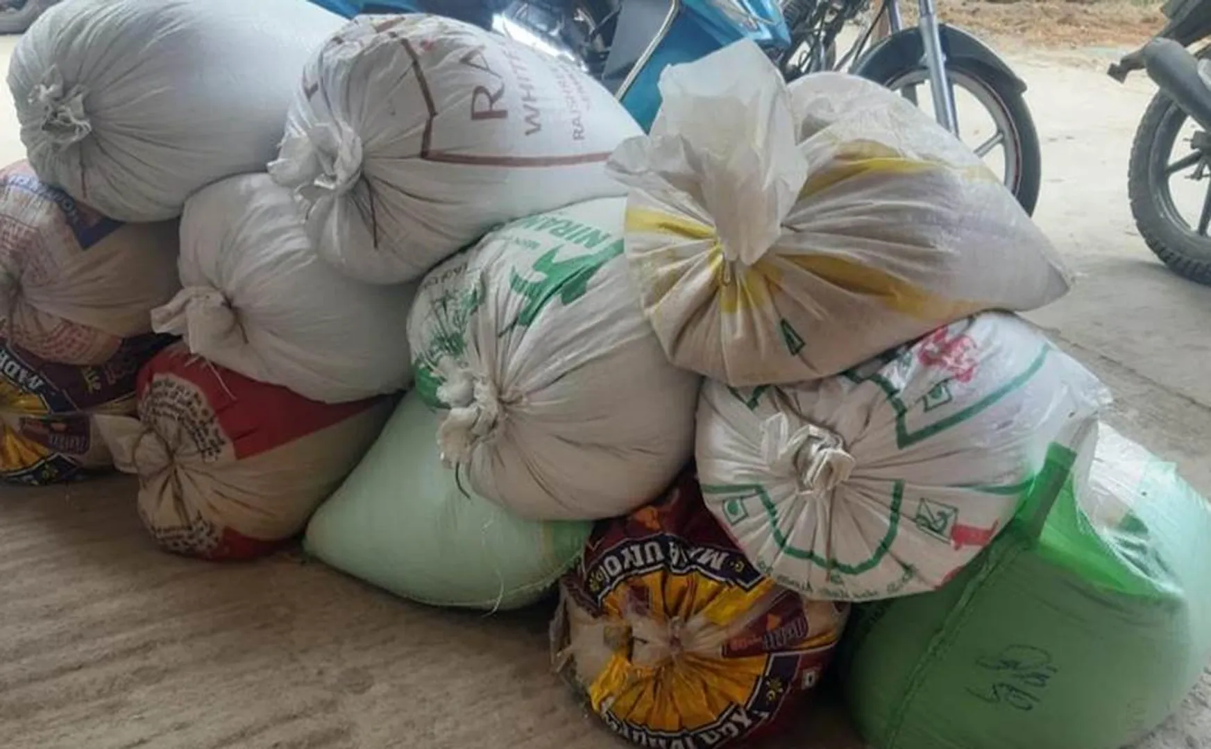 election over ...rice smuggling started ...!