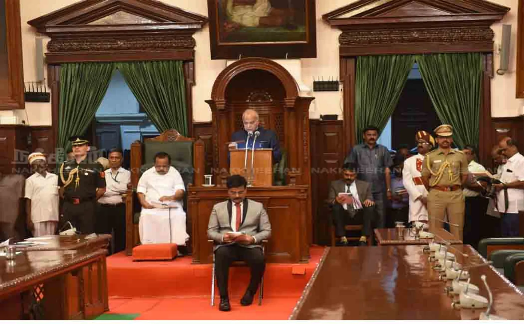 tamilnadu assembly session meeting over speakers announced 