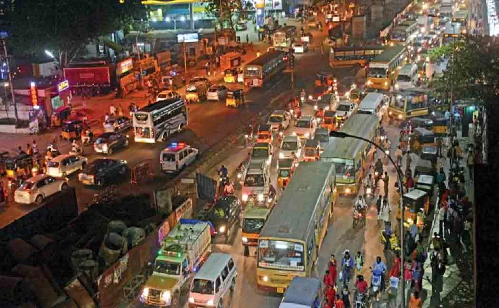 pongal festival chennai koyambedu area heavy traffic 