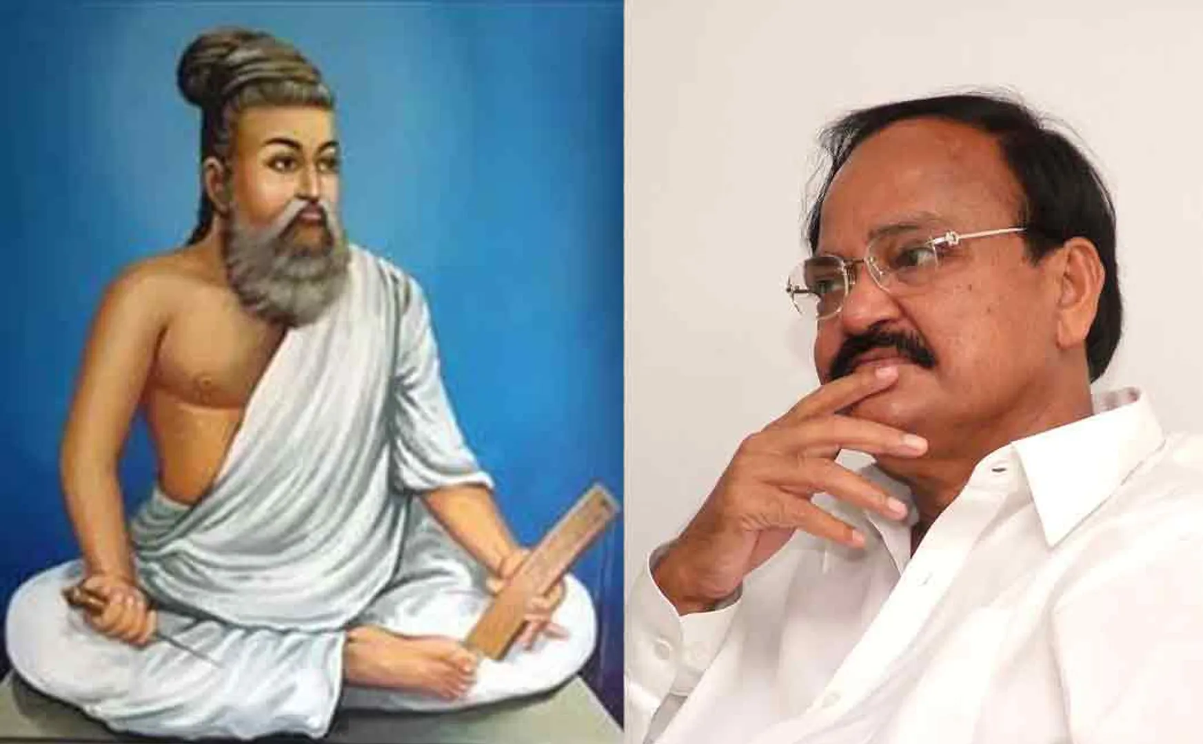vice president tweet about thiruvalluvar day