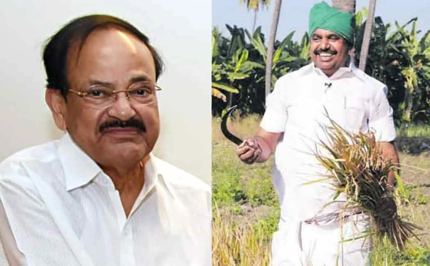venkaiah naidu appreciates edappadi pazhanisamy