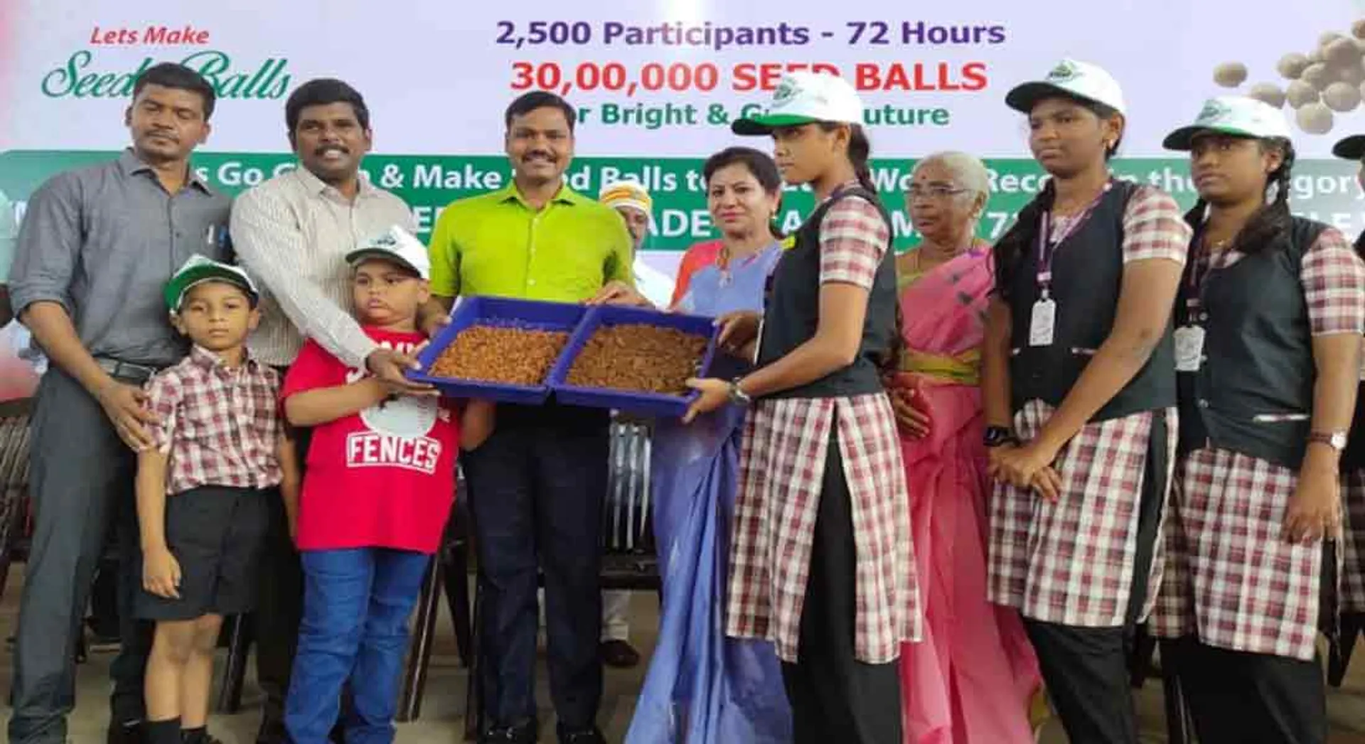  30 lakhs seed balls in 72 hours