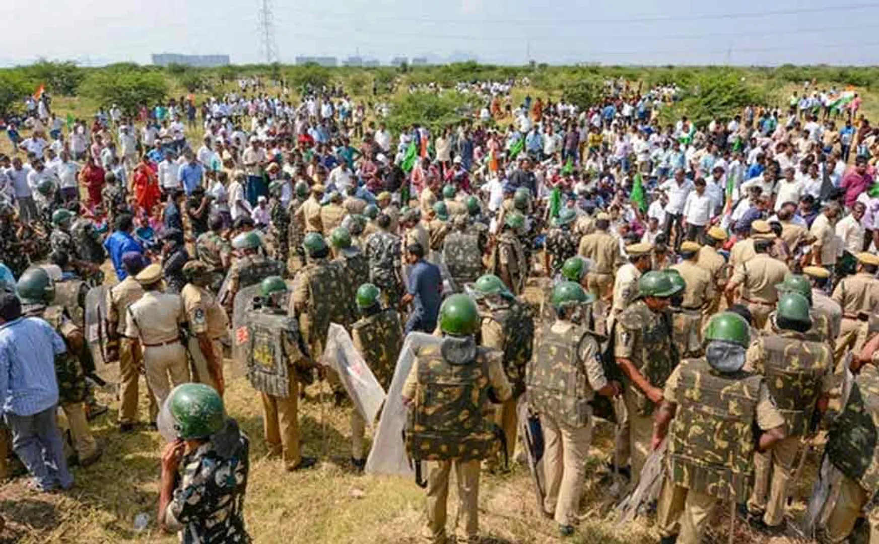 andhra opposition party leaders arrested