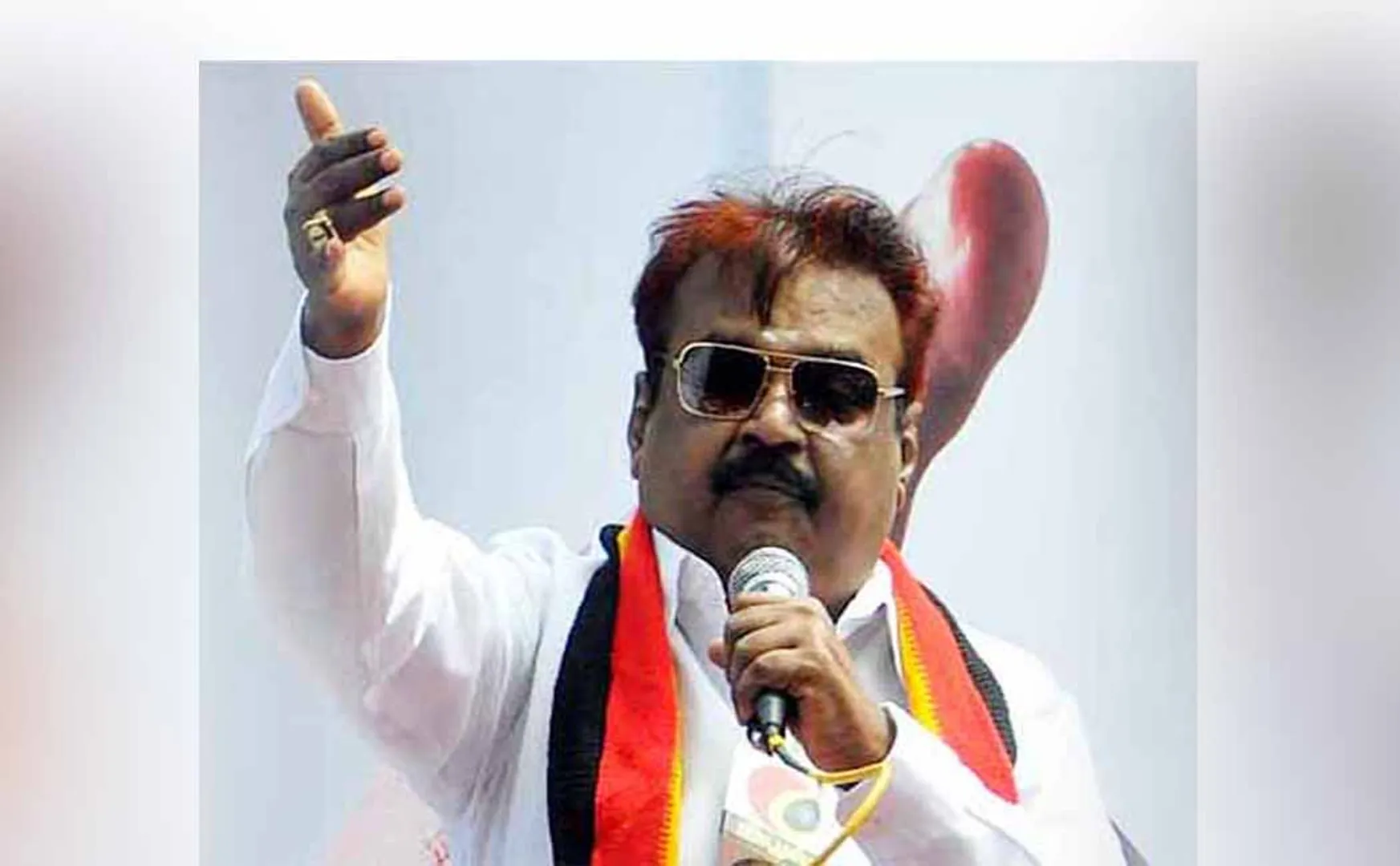 dmdk party president vijayakanth film compare to  chennai high court 
