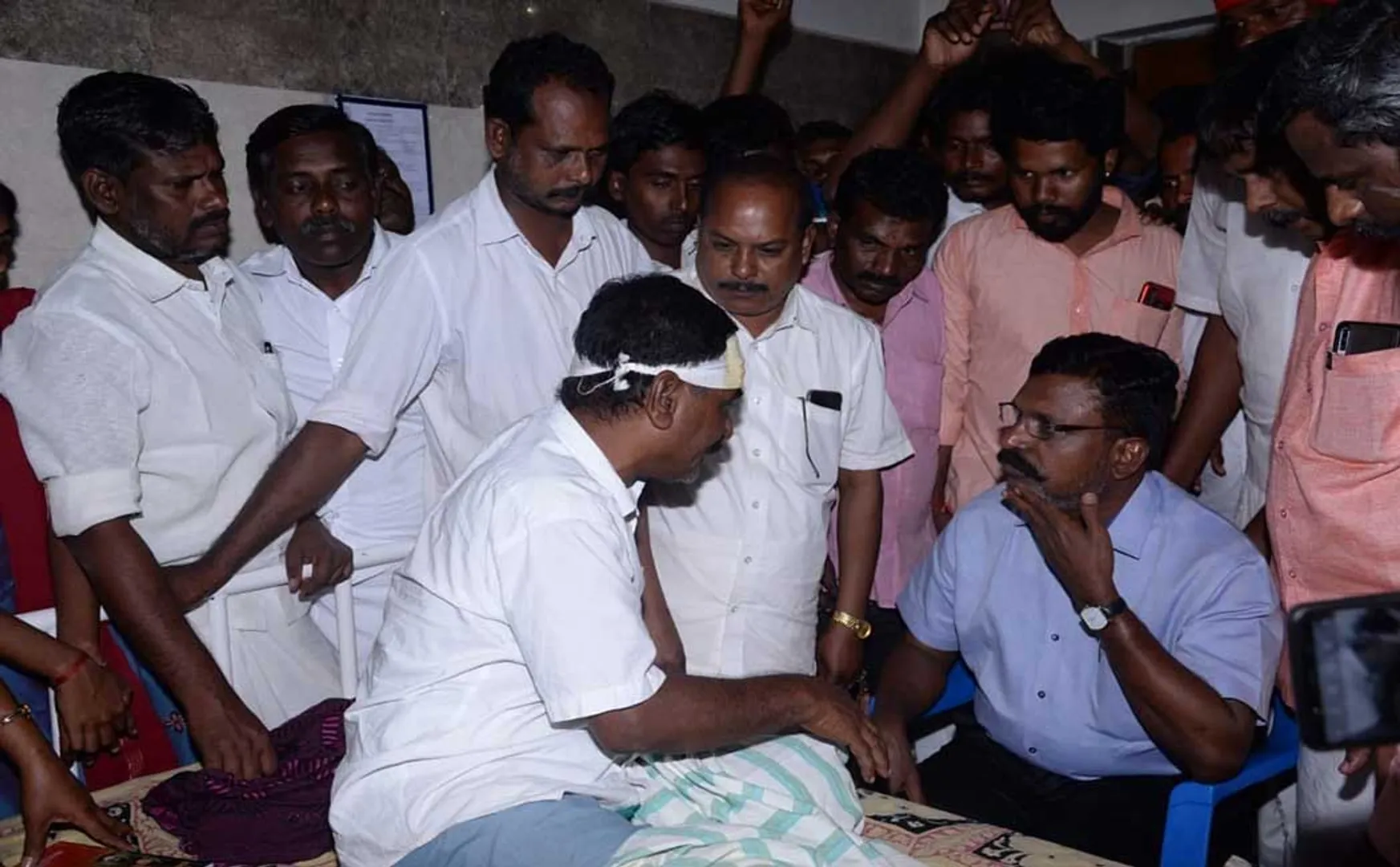 THANJAVUR VSK PARTY DISTRICT LEADER INCIDENT POLICE 