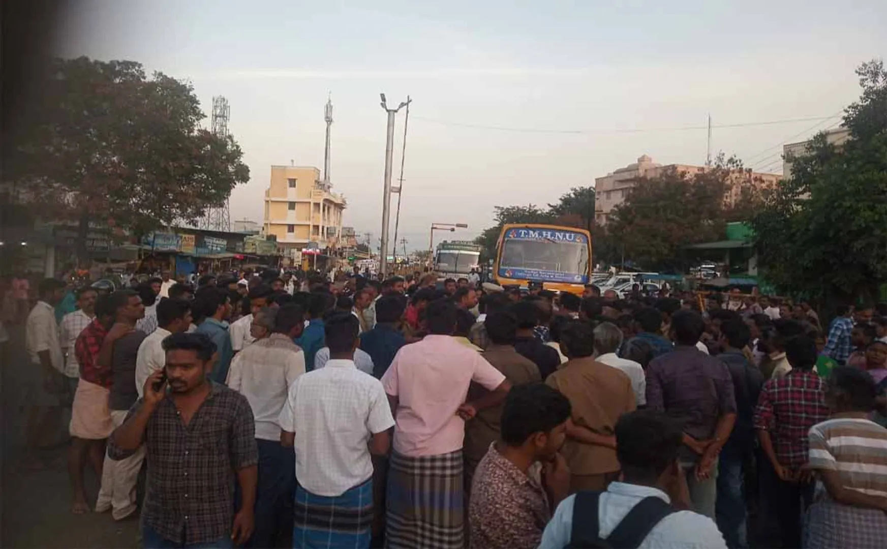 THENI DISTRICT TWO GANG INCIDENT POLICE PROTECTION 