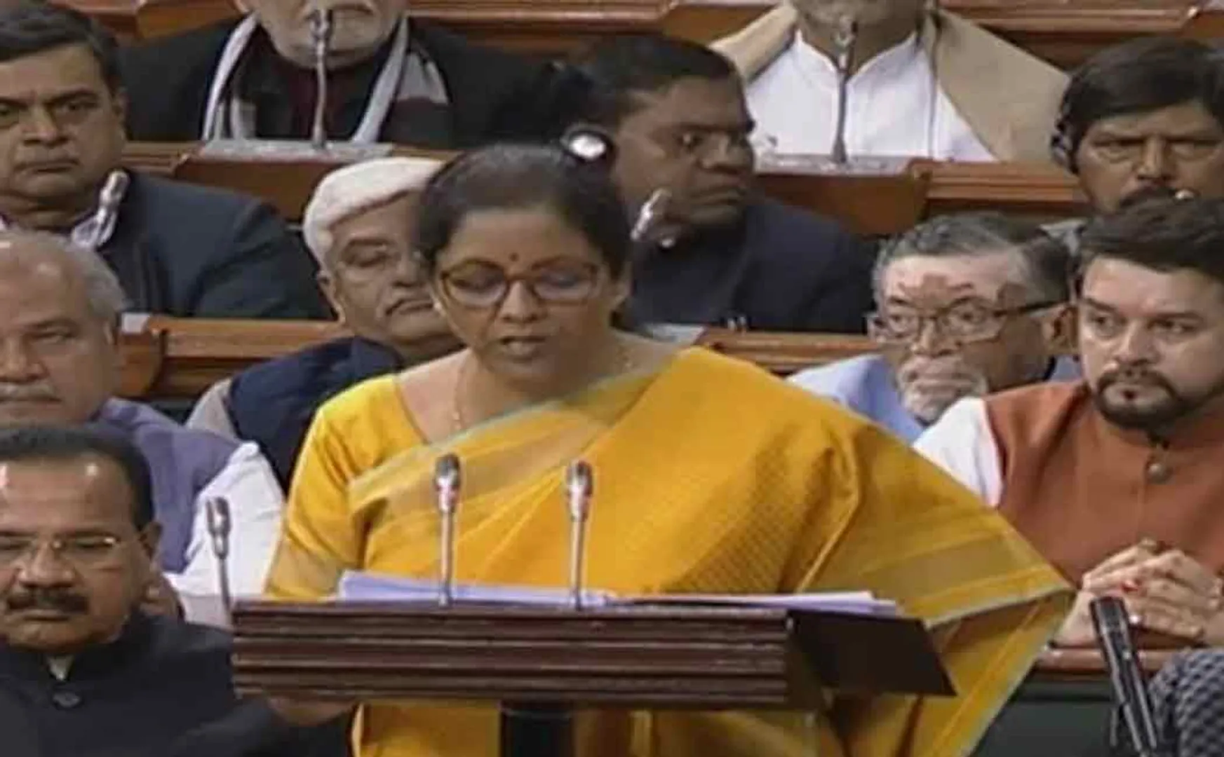 nirmala sitharaman finished her longest budget speech halfway 