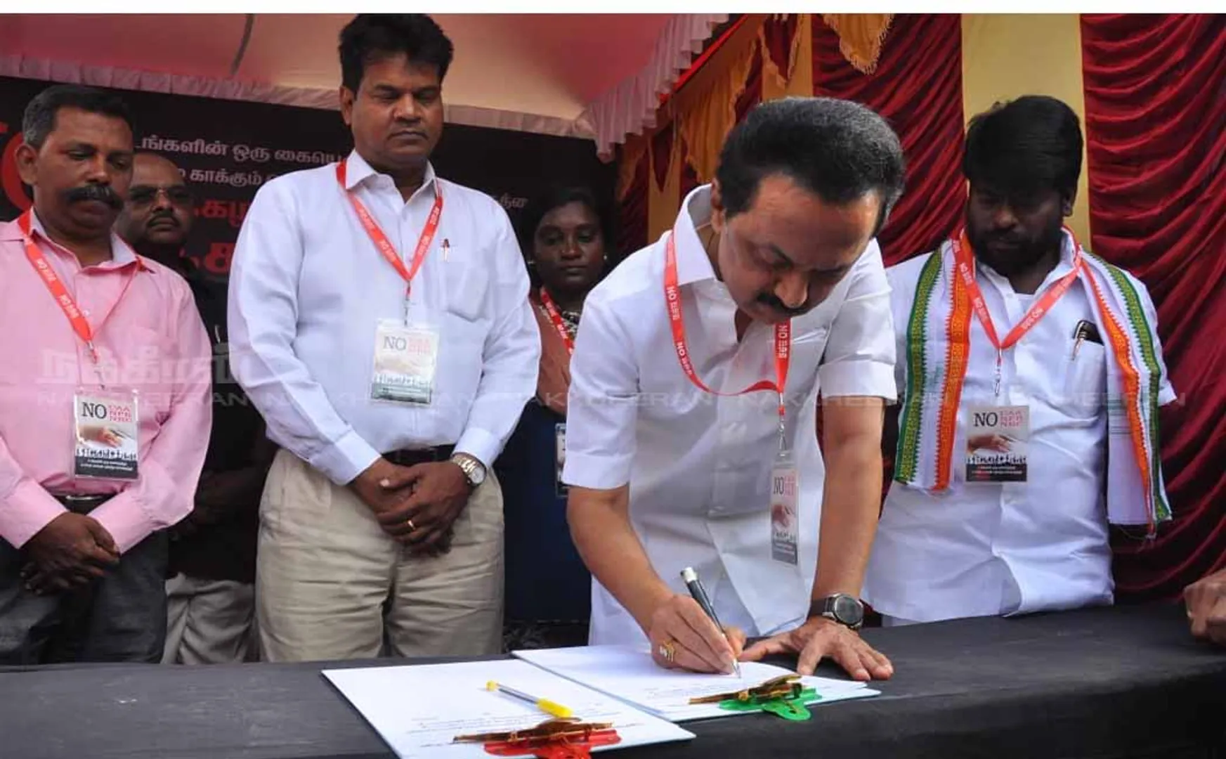  CAA Signature Movement DMK party mk stalin CHENNAI 