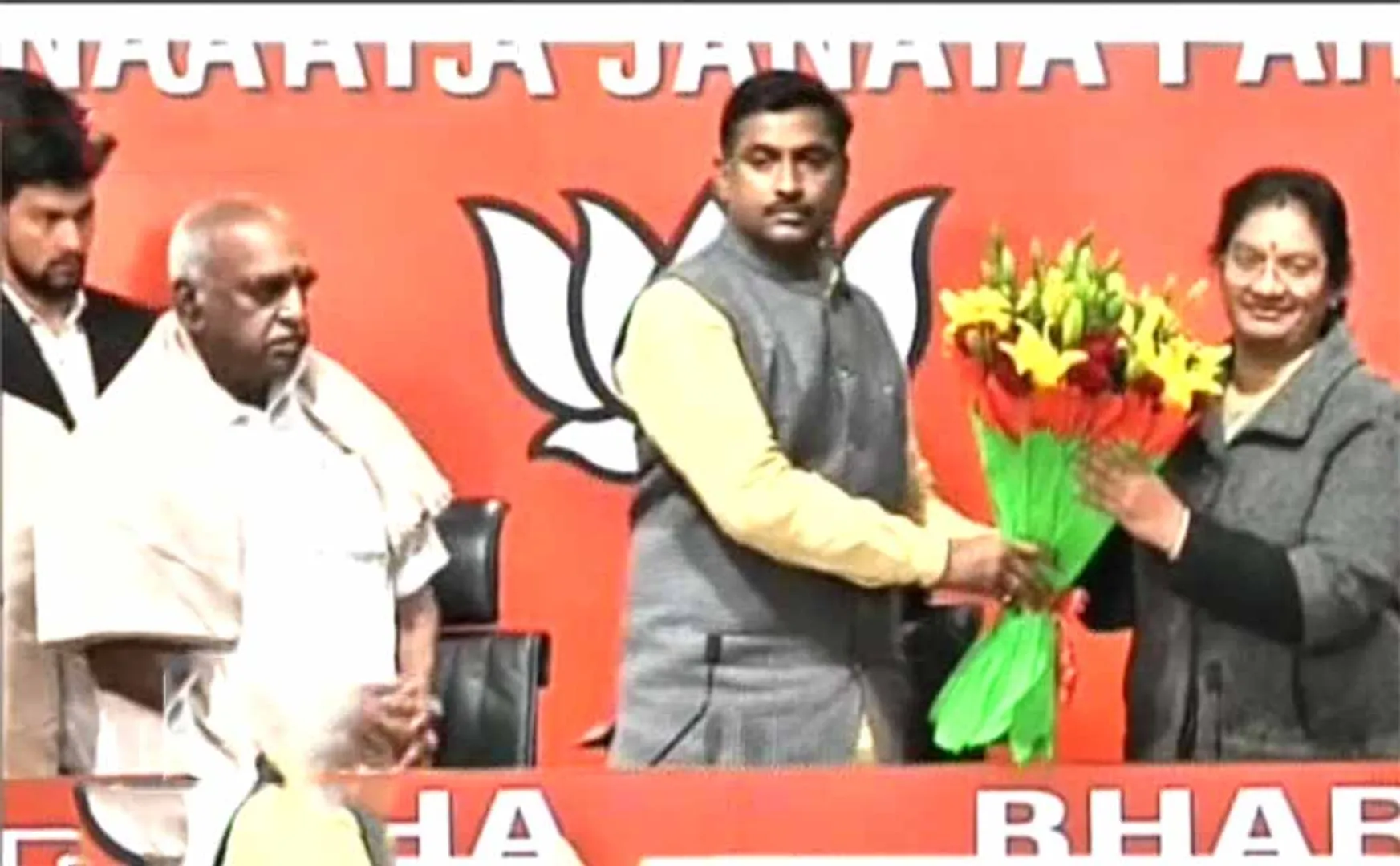 sasikalapushpa  mp join with bjp party in delhi 