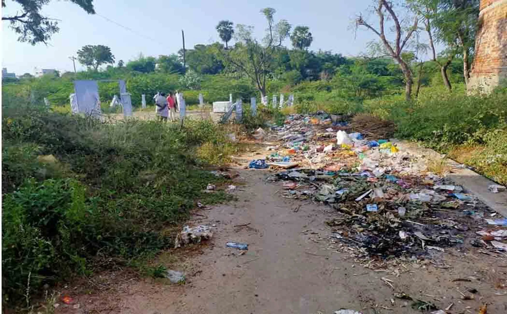 Mahatma Gandhi's ashes in trash did not action district collector office 