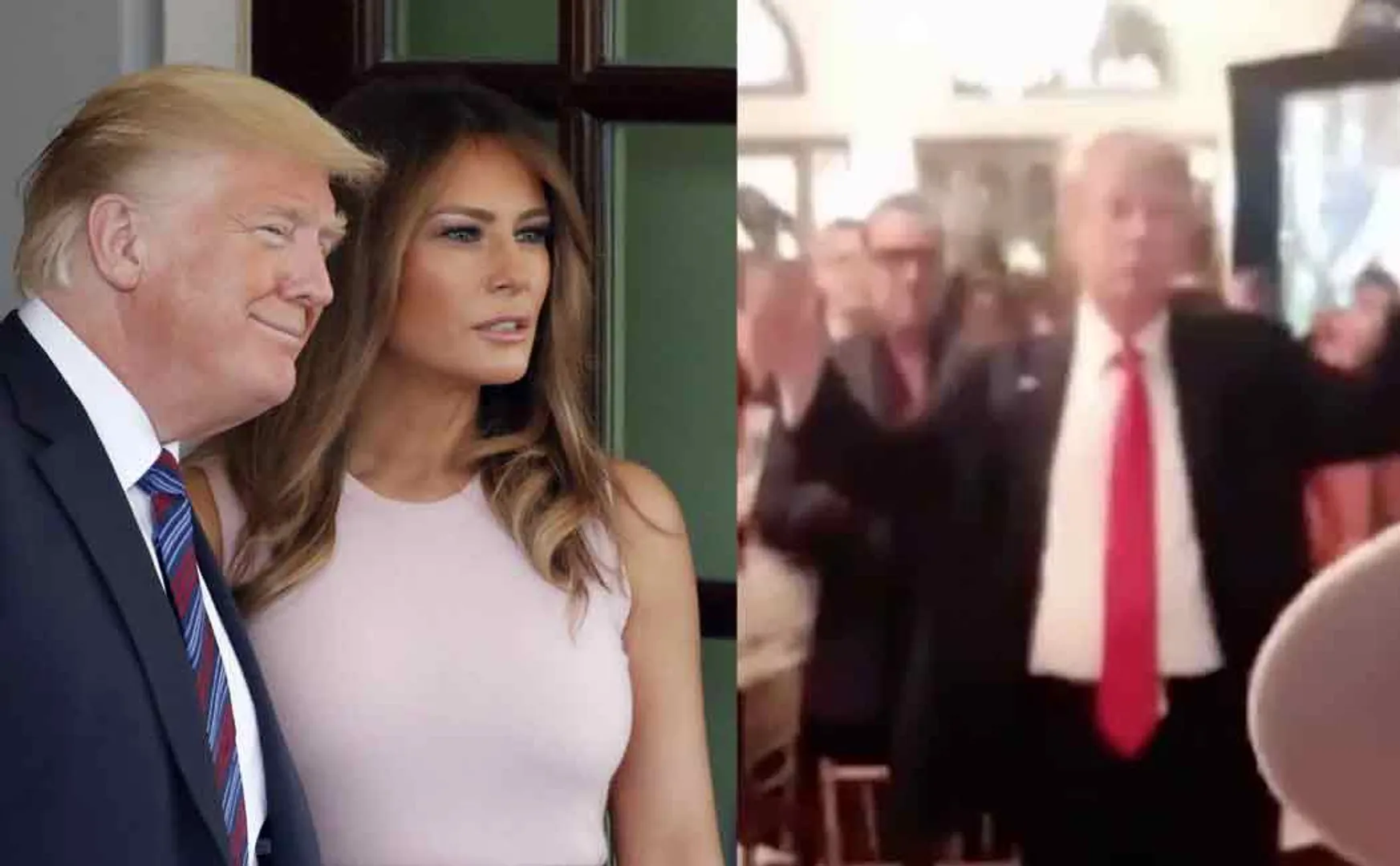 trump pretends to conduct orchestra during Super Bowl national anthem