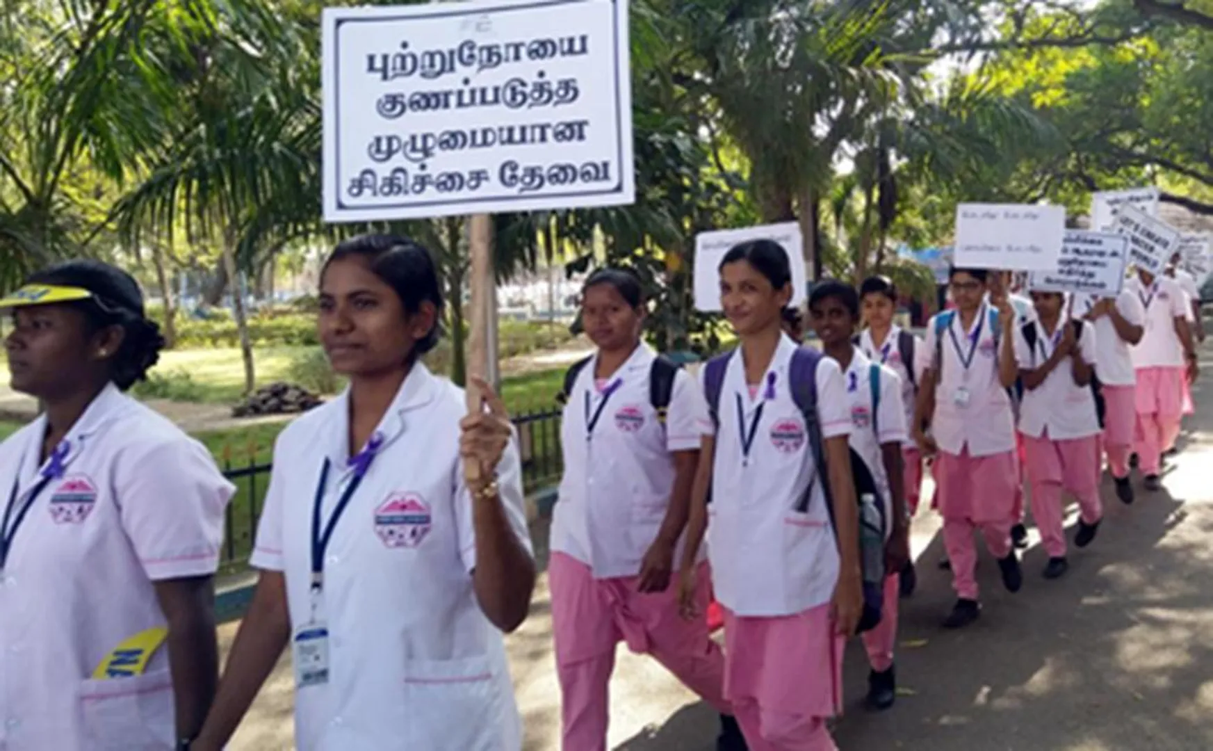 Cancer Awareness rally in Erode