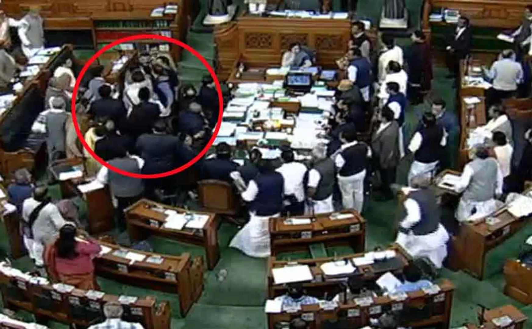 manik thakur and harshavardhan issue in loksabha