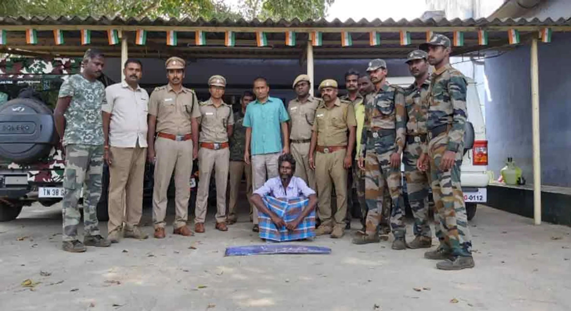  Crocodile hunt ... one arrested