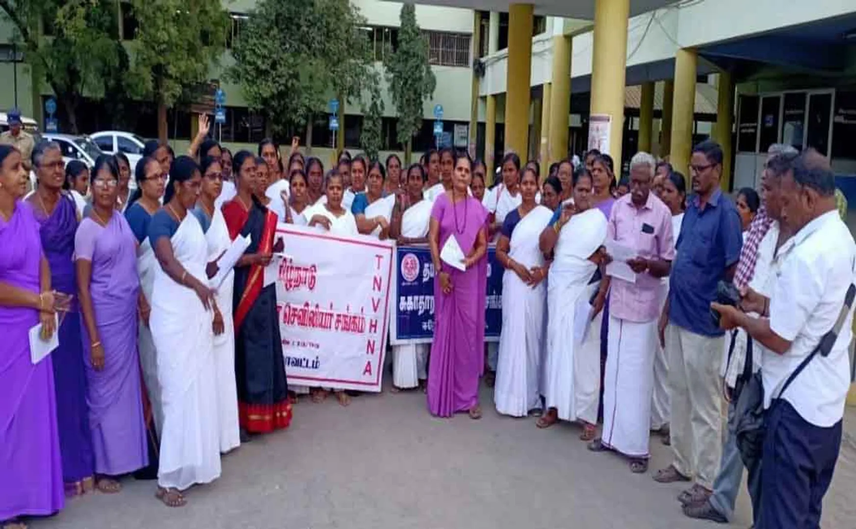 tamilnadu government hospital nurse arrive at chennai health department 