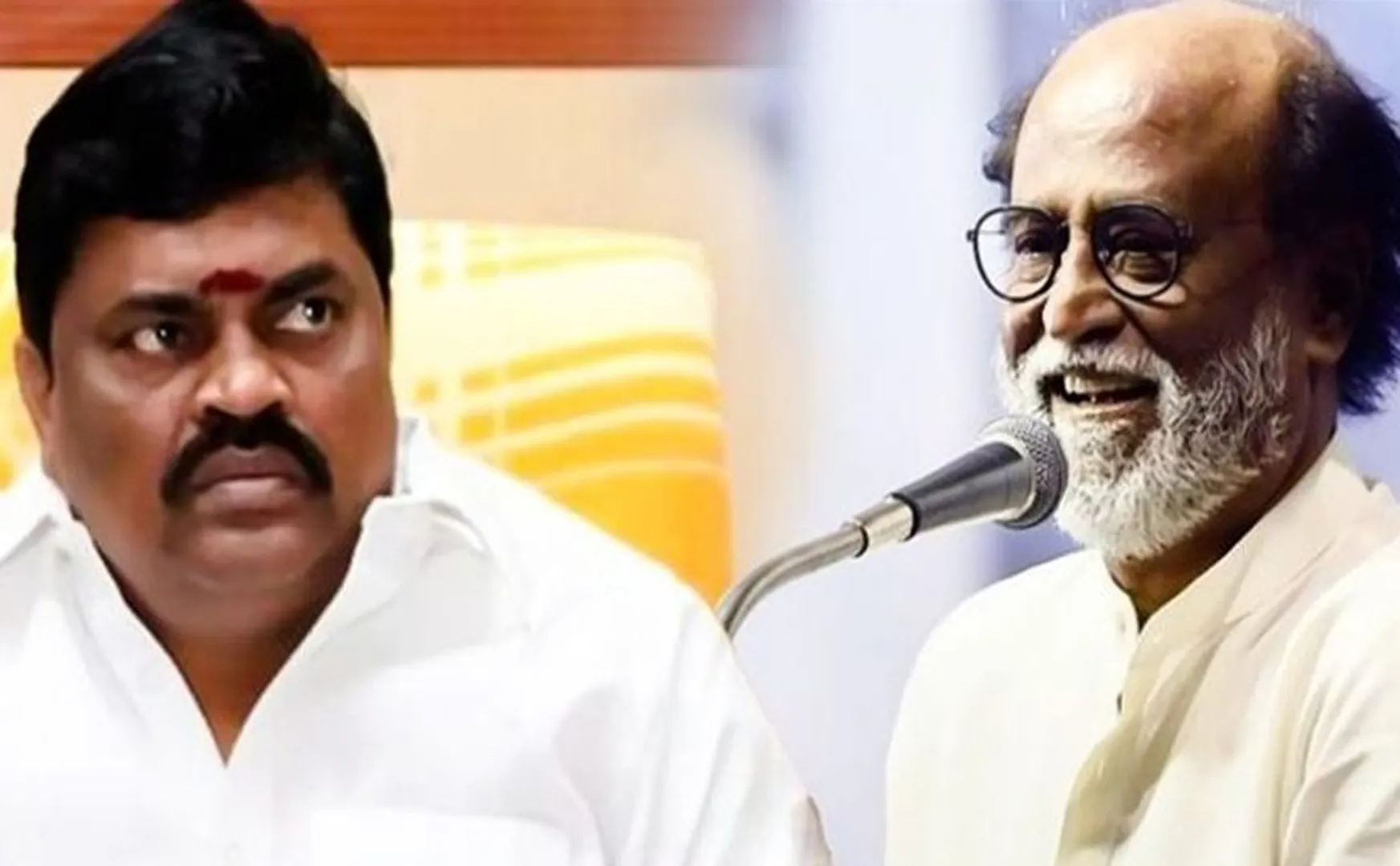 dmk tamilan prasanna about actor rajini and minister rajendra balaji 